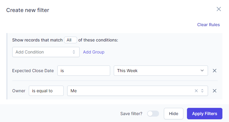 Deals Filter Closing This Week