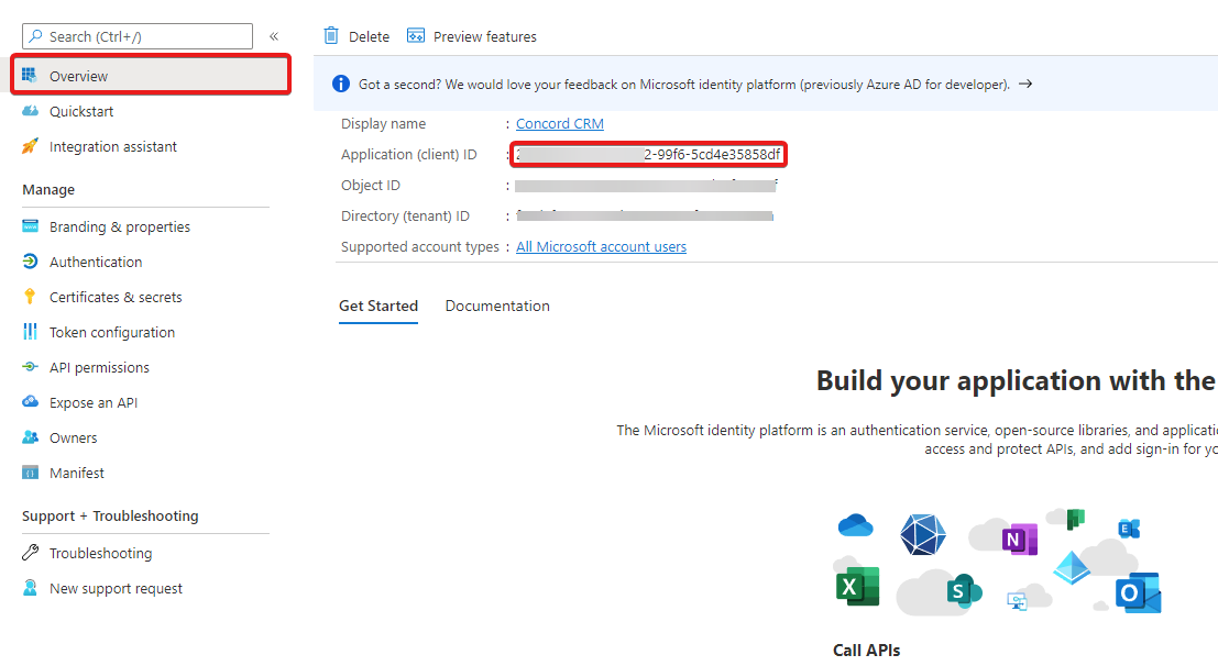 Microsoft Azure Application ID