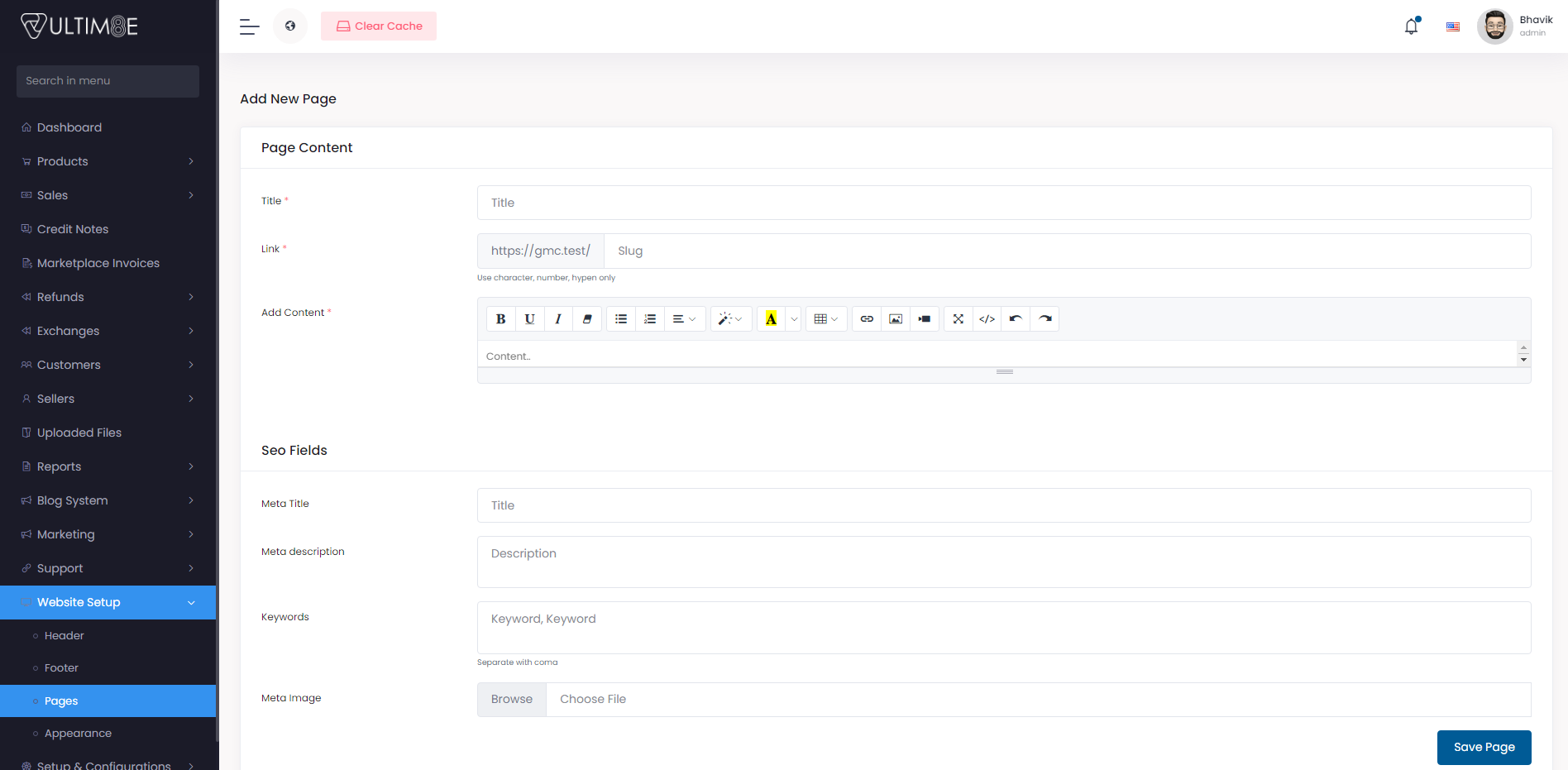 website-pages-create